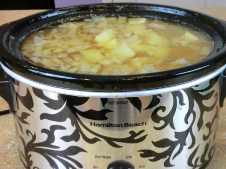 cooked potatoes