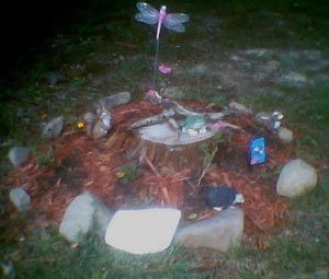 Tree Stump Garden