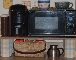 microwave shelf