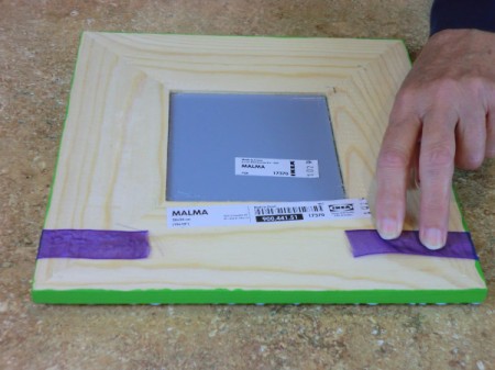 glue ribbon on