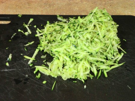 grated zucchini