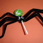 Tootsie Roll spider.