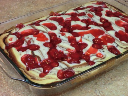 finished brownies