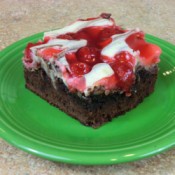 cut brownie
