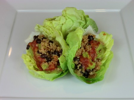 finished lettuce wraps