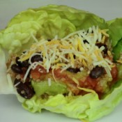 lettuce wrap with cheese