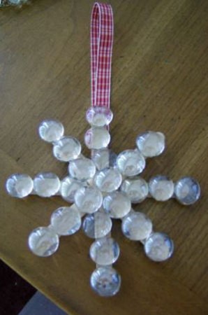 Popsicle Stick Tree Ornament