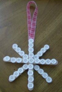 Popsicle Stick Tree Ornament