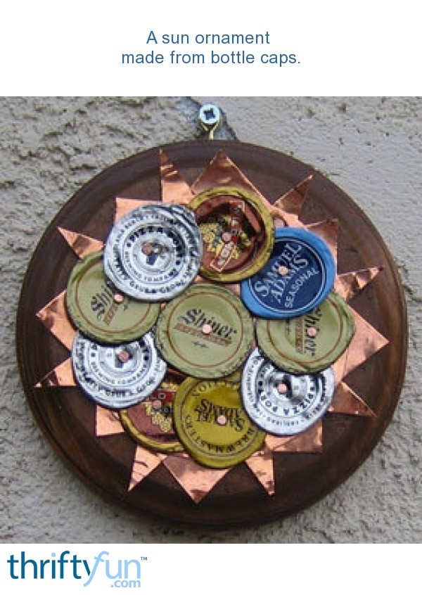 Bottle Cap Sun ThriftyFun