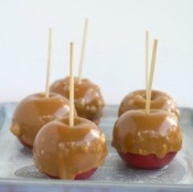 Making Carmel Covered Apples

