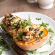 Roasted Stuffed Butternut Squash