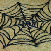 Glitter Glue Spiderweb