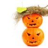Two Jack-O-Lanterns