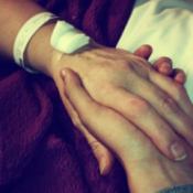 Mother and daughter in the hospital