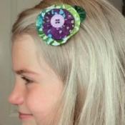 Making Yo Yo Barrettes