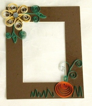 Hand Quilled Harvest Frame
