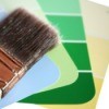 Paint color swatches.