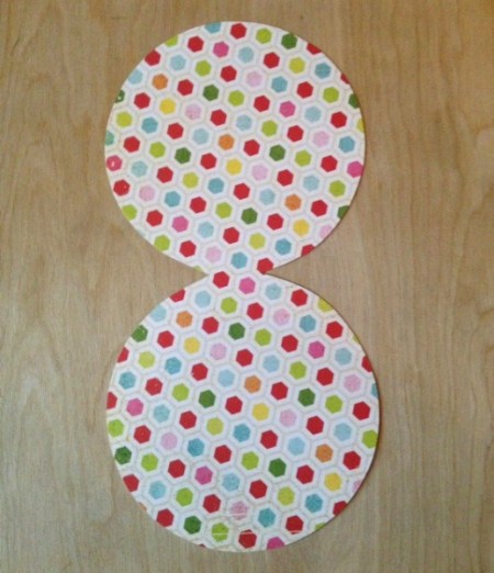 Card before folding.