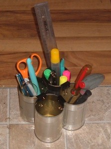 cans to organize