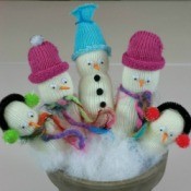 finished snowman