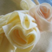 Ruffles added to a T-shirt