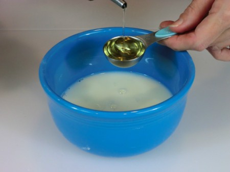 milk and oil