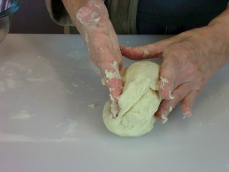 kneading dough