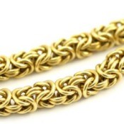A gold chain.
