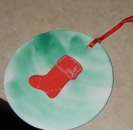 Finished ornament.