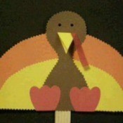 Turkey Stick Puppet