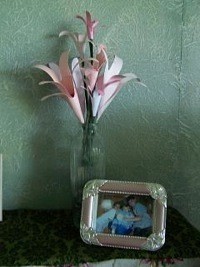 Flowers in vase.