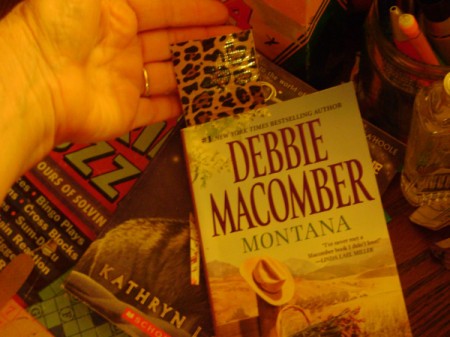 Duct tape book mark.