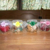 Recycled potpourri containers