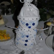 Plarn snowman