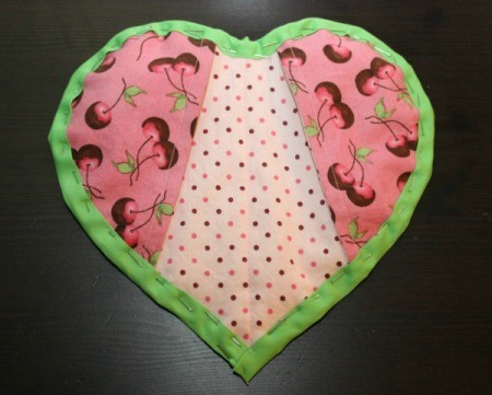 pinning on bias tape