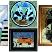 Wine Bottle Glass Art