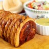 Applesauce with Pork Roast