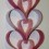 Paper Heart Door Hanger