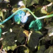 Crocheted Shamrock Garland