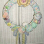 Finished wreath.