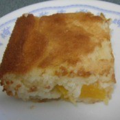 Gluten Free Peach Cobbler
