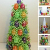Plastic Easter Egg Tree