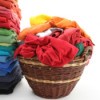 laundry basket of clean clothing