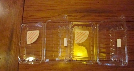 Clear Strawberry Containers as Storage