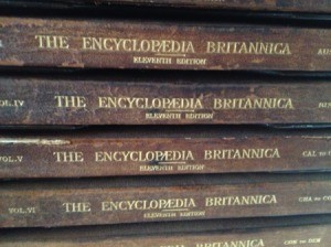 Stack of volumes.