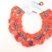 Crochet Beaded Necklace