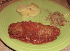 stuffed beef roll