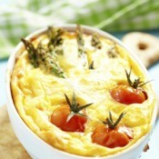 Baked Egg in Casserole Dish