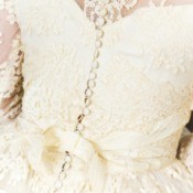 Yellowed Lace on a Dress