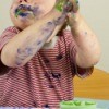 Boy with Fingerpaints